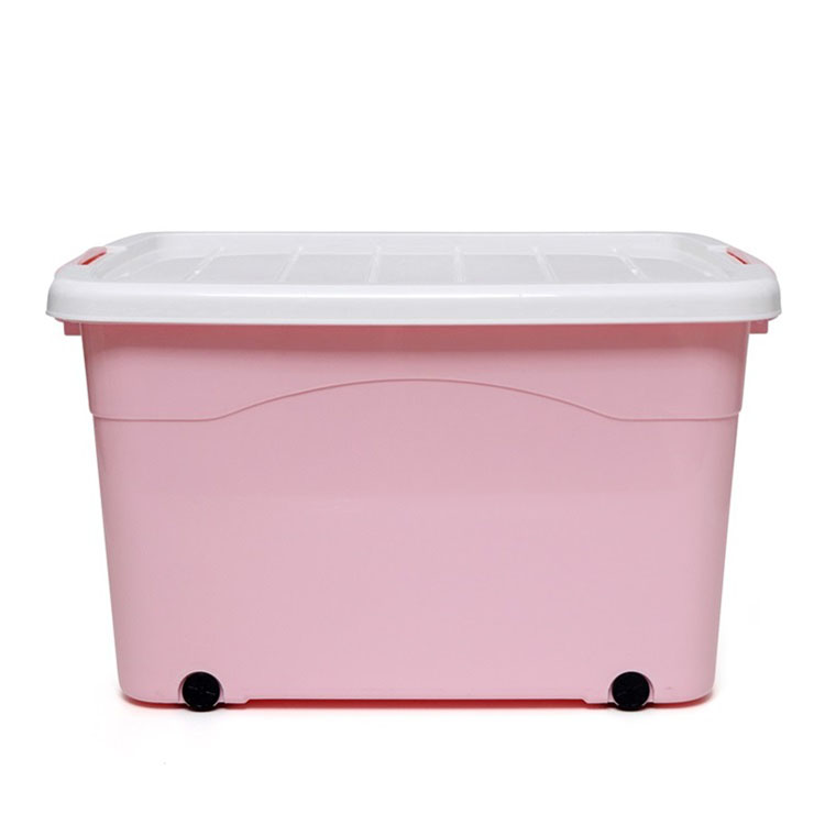 Pretty pink plastic storage bins Storage Bins Wholesale