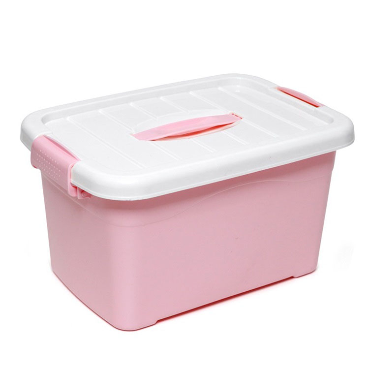 Pretty pink plastic storage bins Storage Bins Wholesale