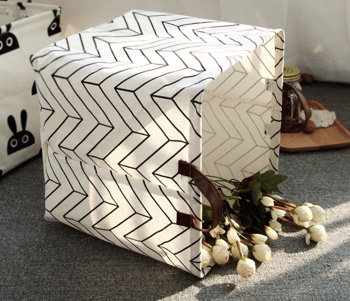 Waterproof felt foldable canvas storage box Storage Bins Wholesale