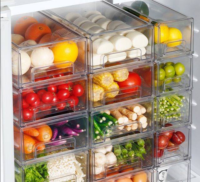 Pull-out design food storage boxes (5)