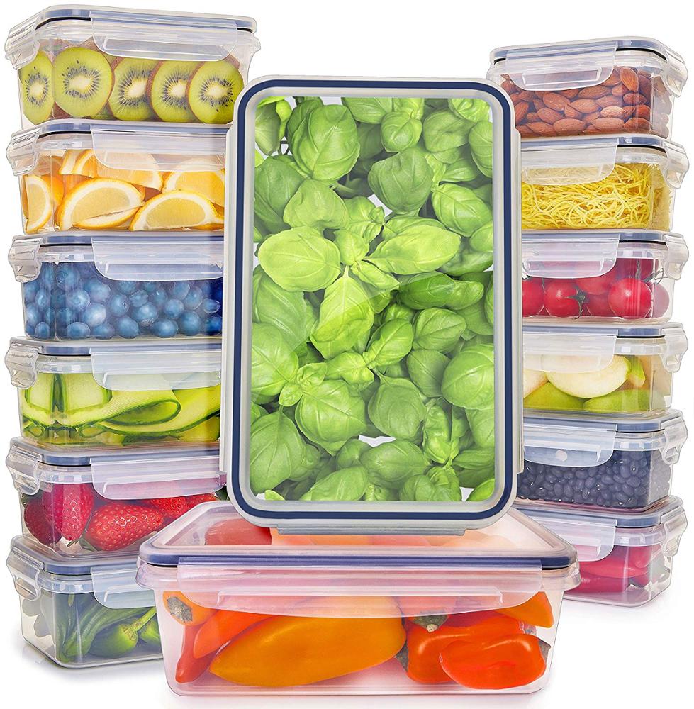 Silicone sealed food storage containers Storage Bins Wholesale