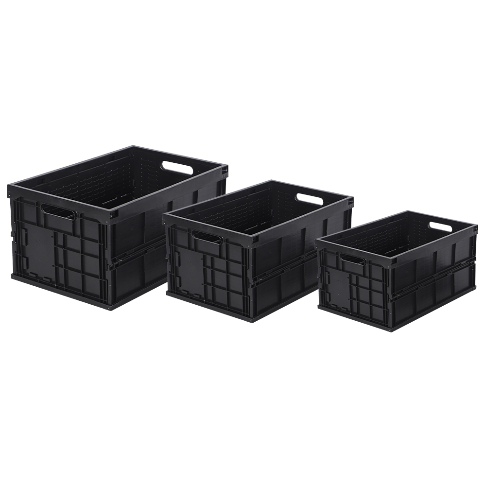 Wholesale black rectangular plastic basket Storage Bins Wholesale