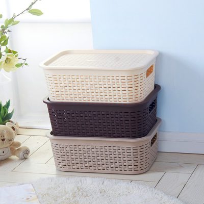 household toy storage plastic basket (2)